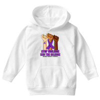 Domestic Violence Awareness Stop Violence End Silence Hand T Shirt Youth Hoodie | Artistshot