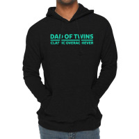 #cafepress Dad Of Twins Classic Overachiever Lightweight Hoodie | Artistshot