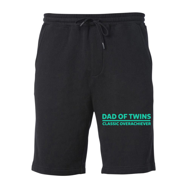 #cafepress Dad Of Twins Classic Overachiever Fleece Short | Artistshot