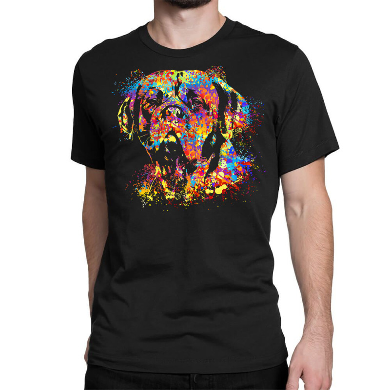 Dogue De Bordeaux T  Shirt Colorful Dogue De Bordeaux T  Shirt Classic T-shirt | Artistshot