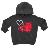 Heart The Hogs Graphic Novelty Love The Razorback Tshirts Toddler Hoodie | Artistshot