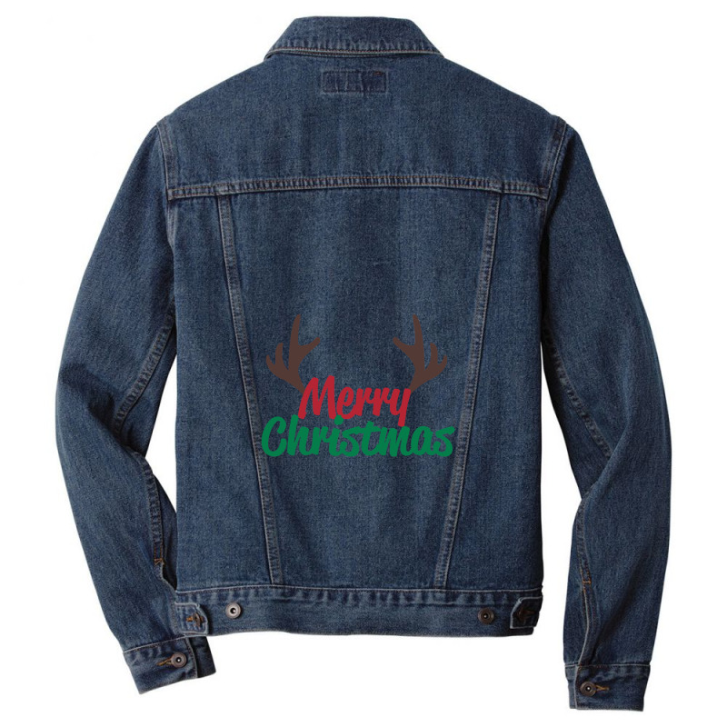 Merry Christmas - Christmas And New Year Gift Ideas Men Denim Jacket | Artistshot