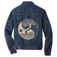 Viking Odin Wotan Norse Mythology Warrior Men Denim Jacket | Artistshot