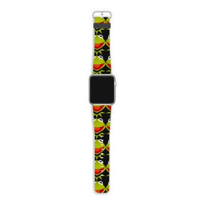 Funny Kermit Illustration Apple Watch Band Designed By Rosdiana Tees