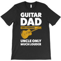 Mens Guitar Dad Like A Normal Guitar String Instrument T Shirt T-shirt | Artistshot