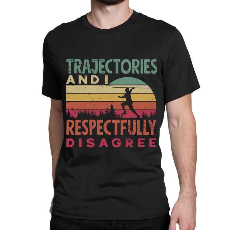 Track And Field Javelin Throwing Thrower Trajectories Funny Classic T-shirt | Artistshot