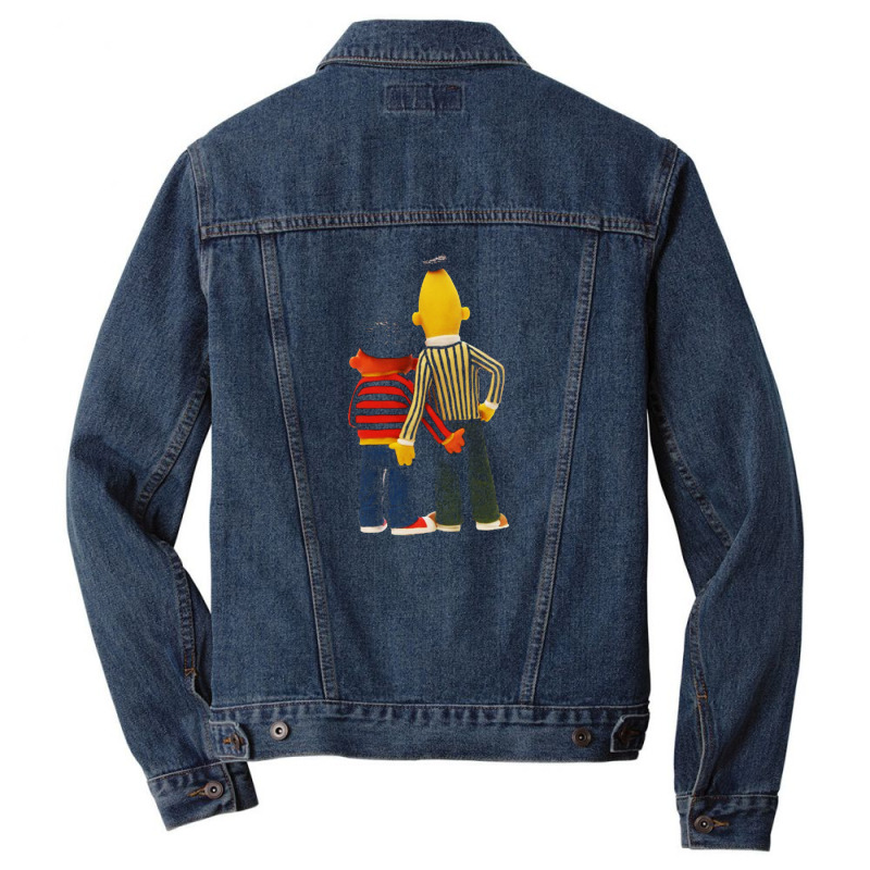 Real Love Bert And Ernie Men Denim Jacket | Artistshot