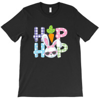 Easter Shirt Girls Hip Hop Plaid Polkadot Bunny T-shirt | Artistshot