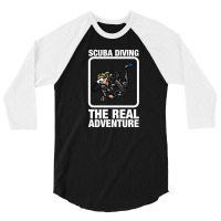 Scuba Diving 3/4 Sleeve Shirt | Artistshot