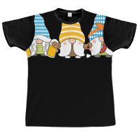 Gnomes Eating Oktoberfest Prfetzel Sausage Bratwurst German T Shirt Graphic T-shirt | Artistshot