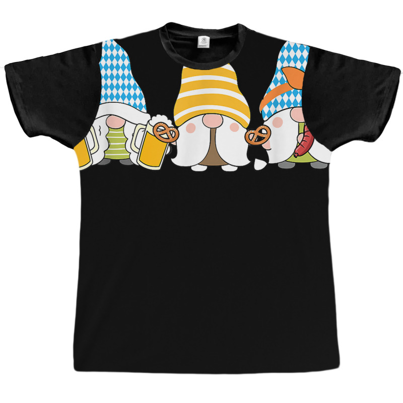 Gnomes Eating Oktoberfest Prfetzel Sausage Bratwurst German T Shirt Graphic T-shirt by ayedencoplon | Artistshot