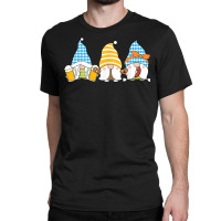 Gnomes Eating Oktoberfest Prfetzel Sausage Bratwurst German T Shirt Classic T-shirt | Artistshot