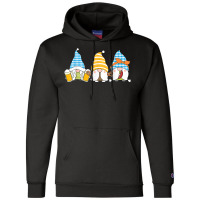 Gnomes Eating Oktoberfest Prfetzel Sausage Bratwurst German T Shirt Champion Hoodie | Artistshot