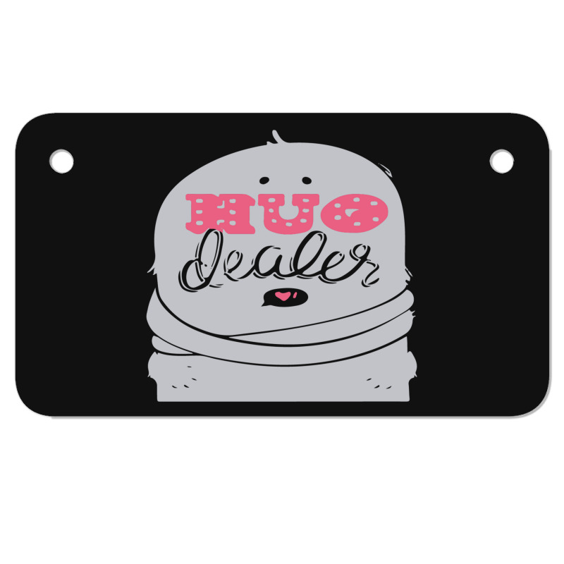 Hug Deales Motorcycle License Plate | Artistshot