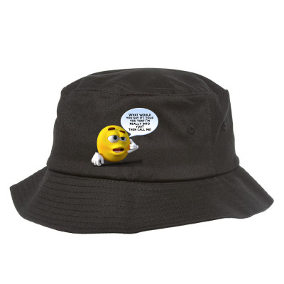 Funny Meme Line Cartoon Character  Joke T-shirt Bucket Hat Designed By Arnaldo Da Silva Tagarro