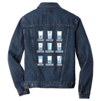 Funny Art Pessimist Optimist Paint Artist Men Denim Jacket | Artistshot