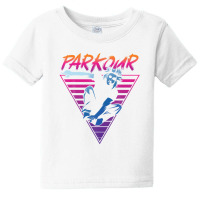 Parkour Free Running Traceur 80s 90s Retro Vintage Parkour Baby Tee | Artistshot