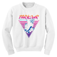 Parkour Free Running Traceur 80s 90s Retro Vintage Parkour Youth Sweatshirt | Artistshot