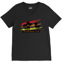 Playa De Los Gigantes Tenerife V-neck Tee | Artistshot