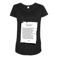 William Shakespeare's Sonnet 98 Maternity Scoop Neck T-shirt | Artistshot