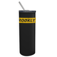 Brooklyn Gold Skinny Tumbler | Artistshot