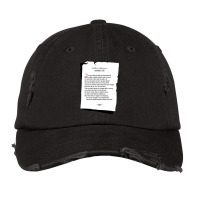 William Shakespeare's Sonnet 112 Vintage Cap | Artistshot