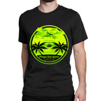 Playa Del Amor Beach Mexico Palm Trees Sunset Summer For Classic T-shirt | Artistshot