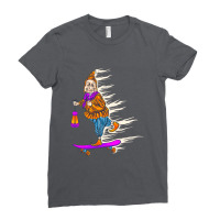 Grandmother Skateboard Ladies Fitted T-shirt | Artistshot