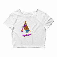 Grandmother Skateboard Crop Top | Artistshot