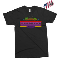 Playa Del Amor Beach Mexico Palm Trees Sunset Summer Gift Gift Exclusive T-shirt | Artistshot