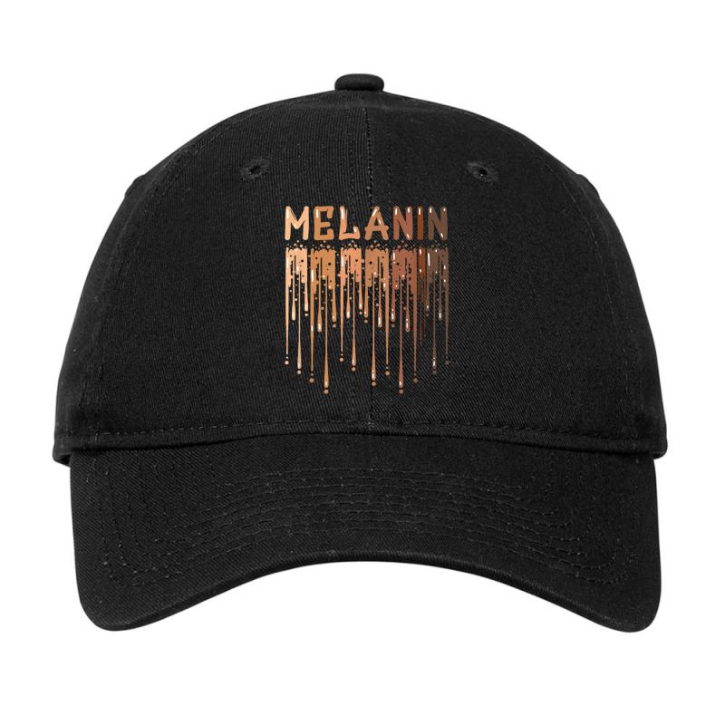 Drippin Melanin For Women Pride - Gifts Black History Month Adjustable Cap | Artistshot