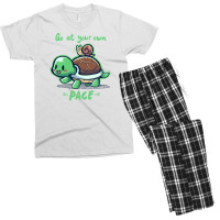 Go At Your Own Pace Men's T-shirt Pajama Set | Artistshot