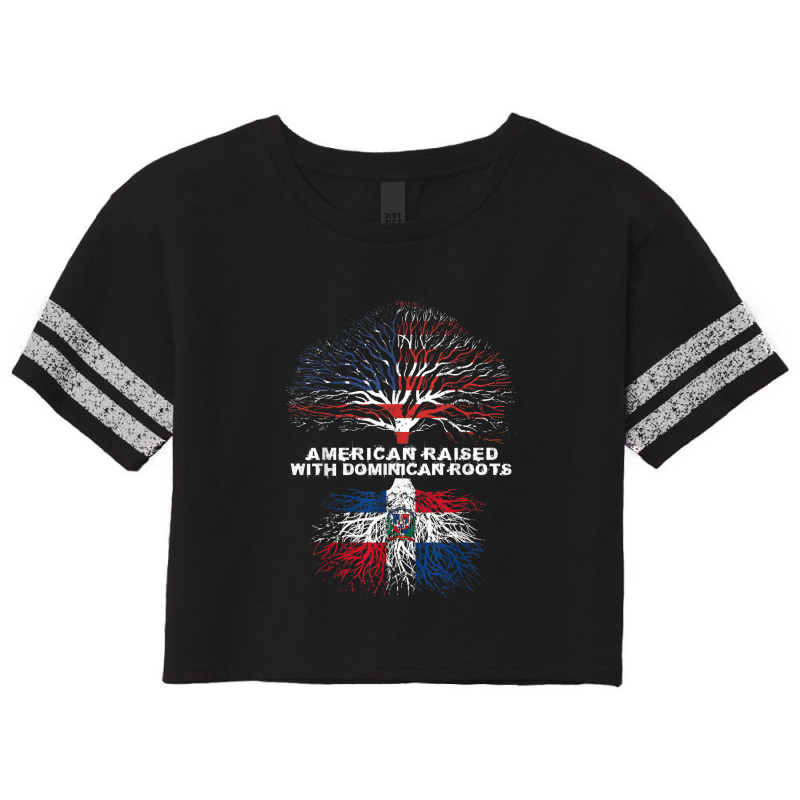 American Raised With Dominican Roots Republic Scorecard Crop Tee by BenSamirDarwish | Artistshot