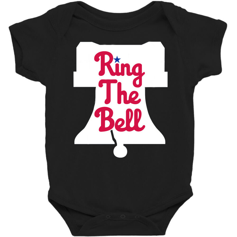 Vintage Philly Ring The Bell Philadelphia Baseball Christmas Long Slee Baby Bodysuit | Artistshot