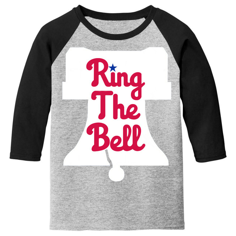 Vintage Philly Ring The Bell Philadelphia Baseball Christmas Long Slee Youth 3/4 Sleeve | Artistshot