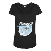 Trackmania - Arctic Lake Slide Maternity Scoop Neck T-shirt | Artistshot