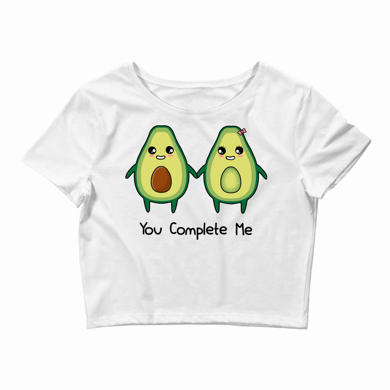 Custom Avocado Love Crop Top By Katabudi Artistshot