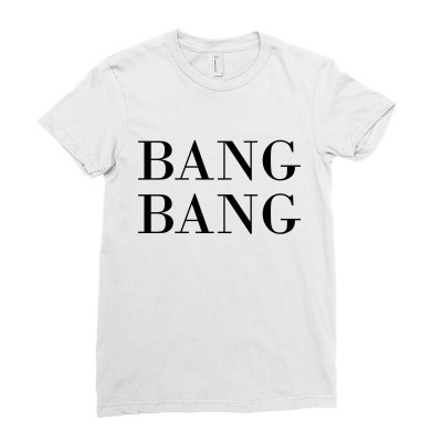 Bang Bang Ladies Fitted T-shirt Designed By Sumaweken