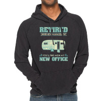 Retirement Camping Rv Caravan Retiree New Office Vintage Hoodie | Artistshot