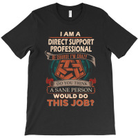 Direct Support Professional T Shirt  Sane Person Gift Item Tee119 T-shirt | Artistshot