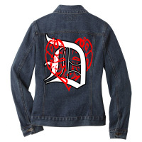 Cœur D Ladies Denim Jacket | Artistshot