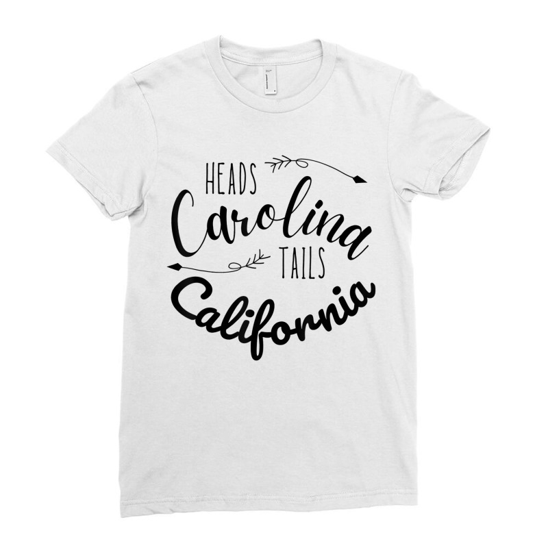 Heads Carolina Tail California Western Summer Beach Paradise Ladies Fitted T-shirt | Artistshot