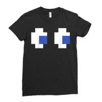 Retro Arcade Video Game Ghost Ladies Fitted T-shirt | Artistshot