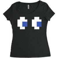 Retro Arcade Video Game Ghost Women's Triblend Scoop T-shirt | Artistshot