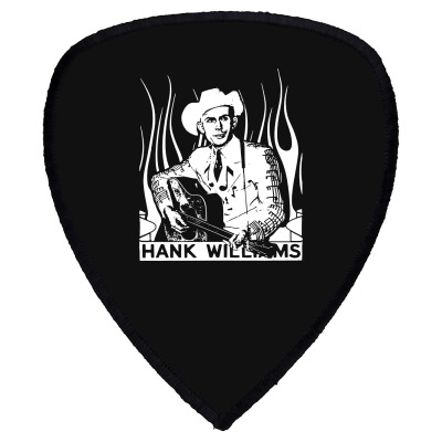 Hank Williams Sr. T Shirt Vintage Classic Country Outlaw Music Shirts Shield S Patch Designed By Fanshirt