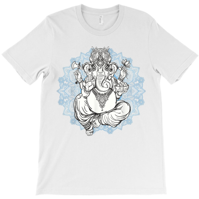 Hindu Elephant God Ganesha Oriental India Henna Tee T-shirt | Artistshot