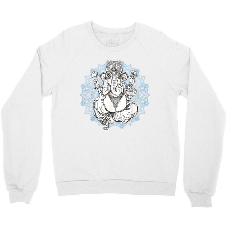 Hindu Elephant God Ganesha Oriental India Henna Tee Crewneck Sweatshirt | Artistshot