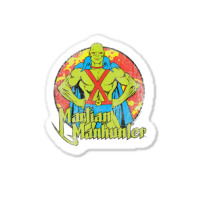 Justice League Martian Manhunter Circle Sticker | Artistshot