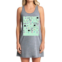 Tools Of The Trade Aero Green Anesthesia  Anaesthesia Graphic Tank Dress | Artistshot