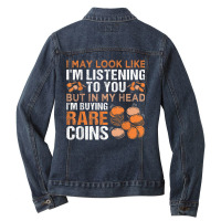 Numismatics Coin Collector Coin Collecting T Shirt Ladies Denim Jacket | Artistshot